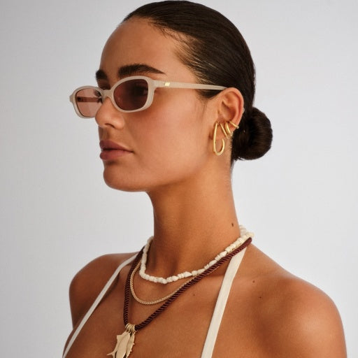 Le Specs Honey Pot in NUDE