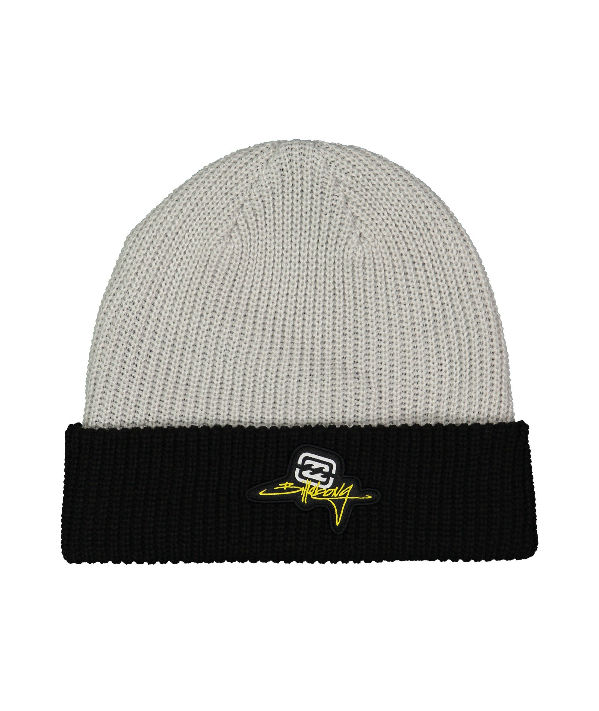 Billabong Boys Traditional Beanie in SILVER