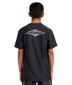 Billabong Boys Diamond Shoreline Lf Ss in BLACK HEATHER
