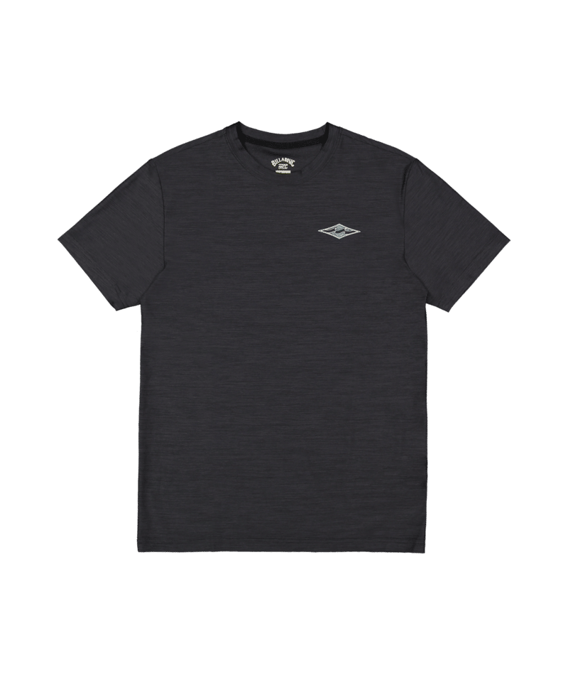 Billabong Boys Diamond Shoreline Lf Ss in BLACK HEATHER