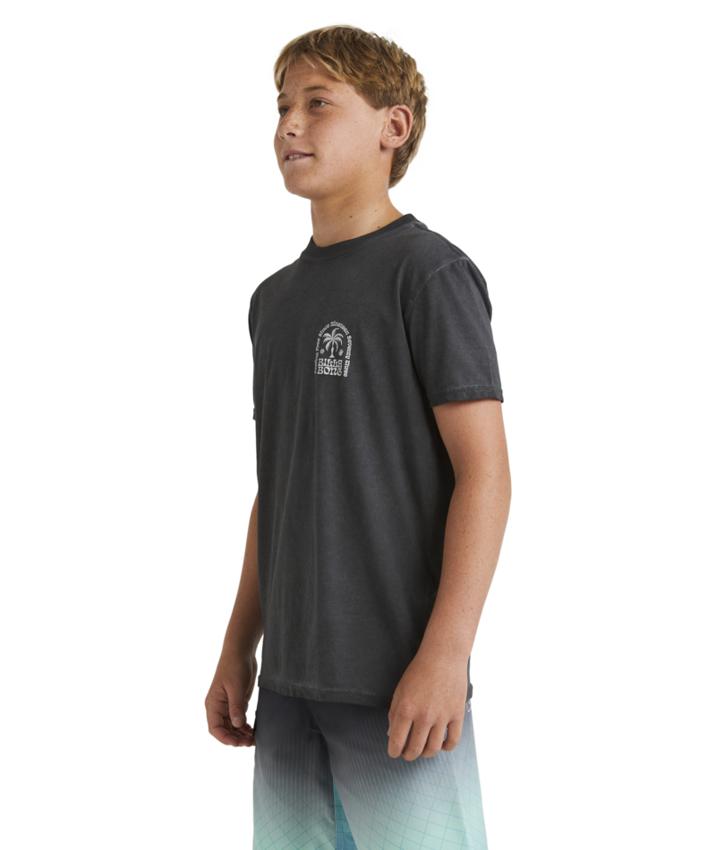 Billabong Boys Big Wave Shaz Ss in BLACK