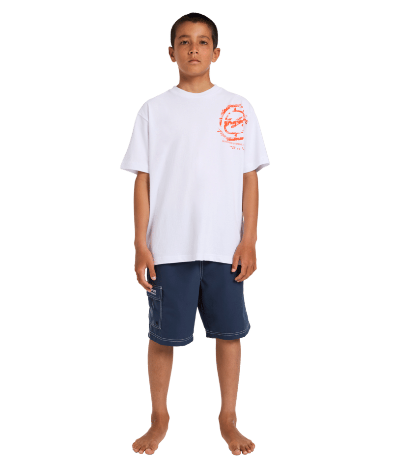 Billabong Boys Spec Blast Ss in WHITE