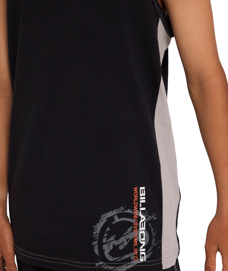 Billabong Boys Spec Blast Tank in OFF BLACK