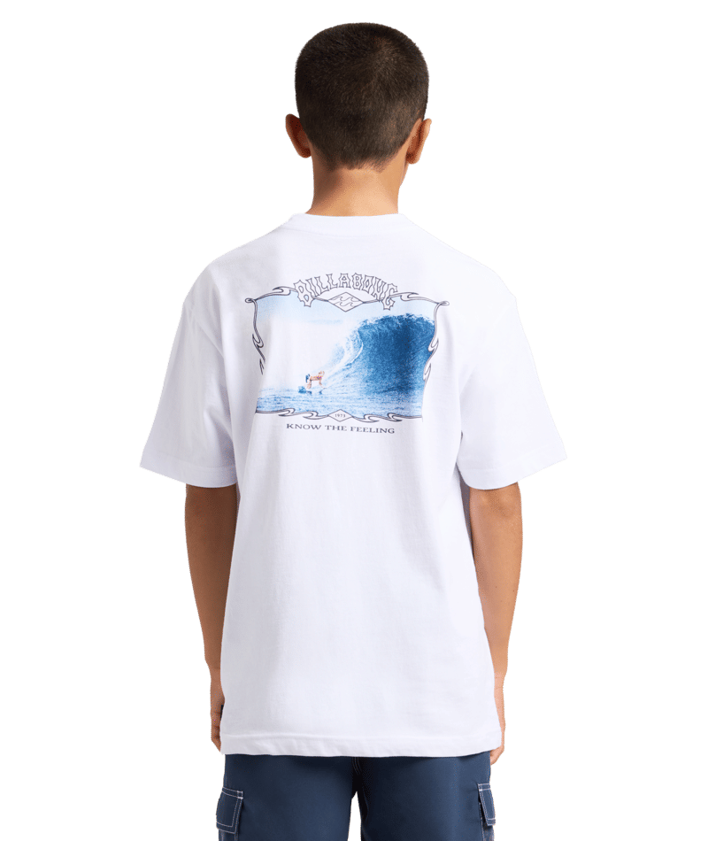 Billabong Boys Legacy Ss in WHITE