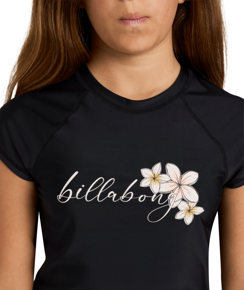 Billabong Bloom Crush Ss Sunshirt in BLACK