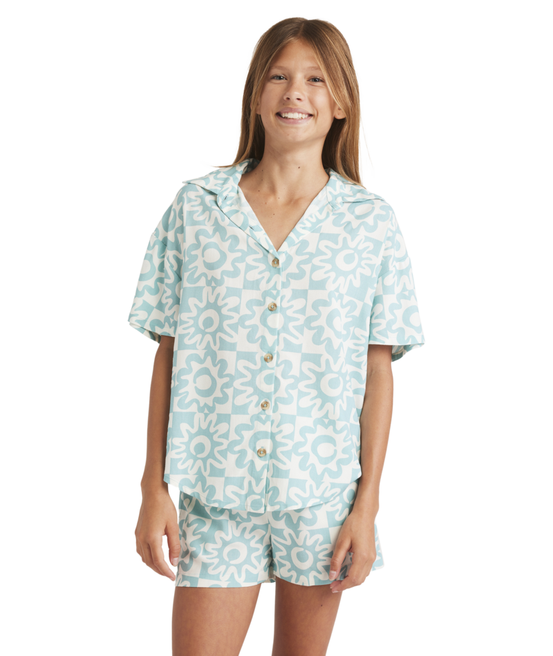 Billabong Lost On You Shirt in MISTY BLUE