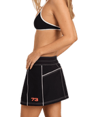 Billabong Luvsurf Skirt in BLACK PEBBLE