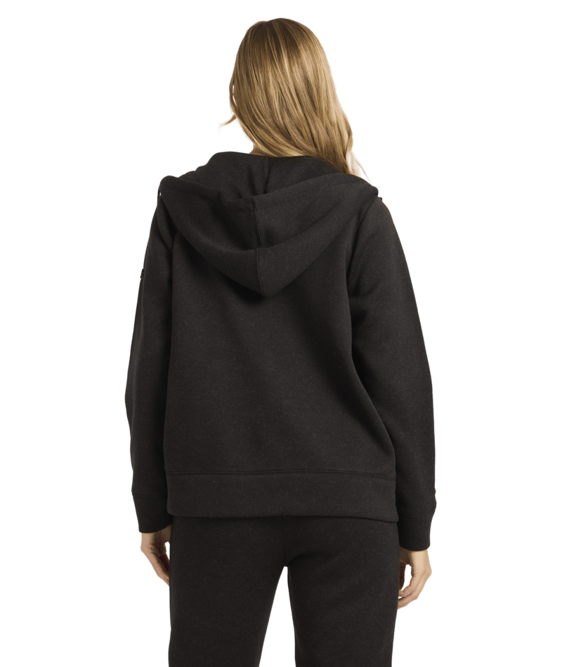 Billabong Boundary Zip Up in BLACK HEATHER