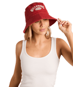 Billabong Living 73 Bucket Hat in RED CRUSH
