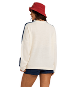 Billabong Living 73 Sweater in SALT CRYSTAL