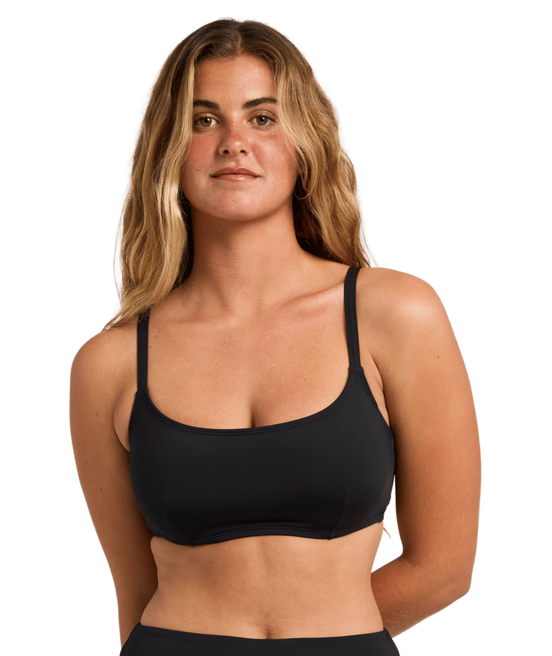 Billabong Sol Searcher Mia Dd Bralette in BLACK PEBBLE