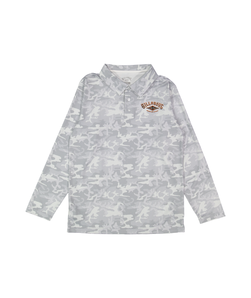Billabong Groms Fisho Ls in WHITE CAMO