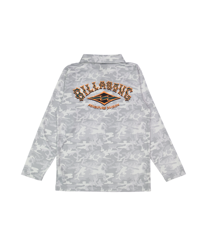 Billabong Groms Fisho Ls in WHITE CAMO