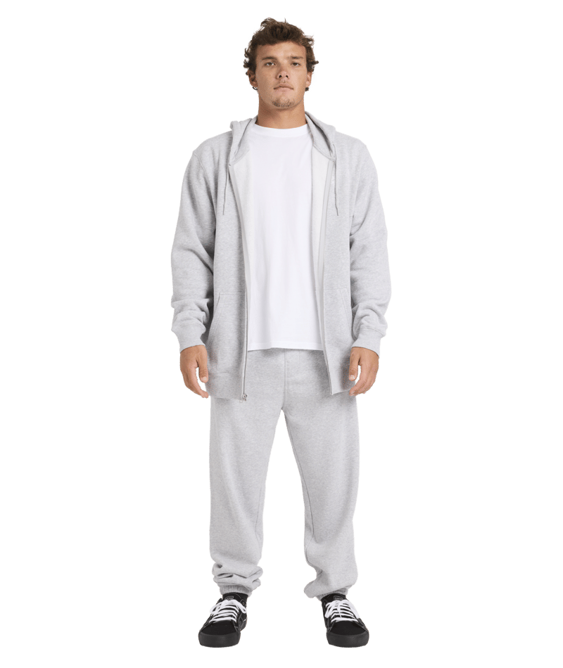 Billabong Premium Ww Zip Thru Hood in LIGHT GREY HEATHER