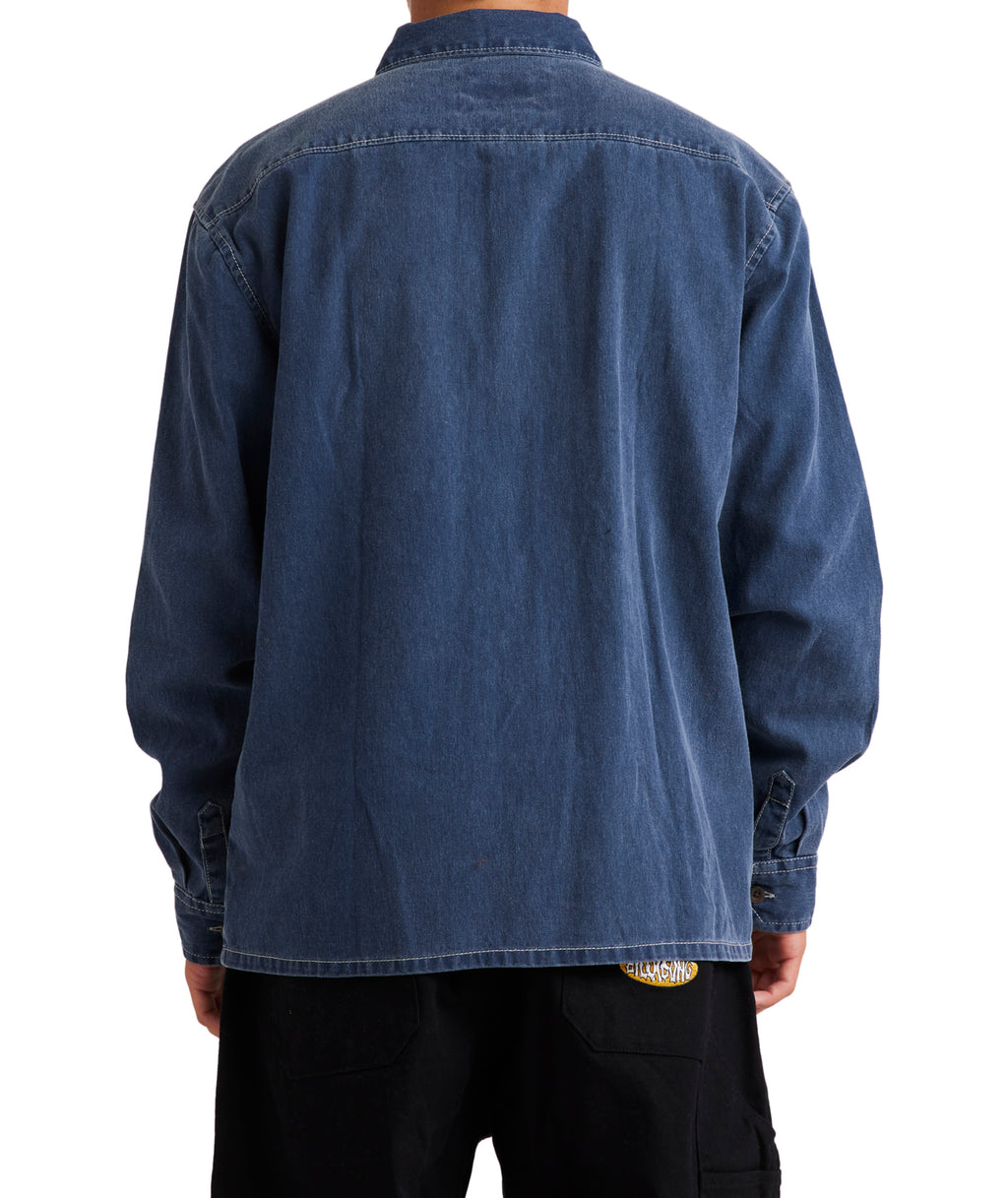 Billabong Bong Years Over Shirt in INDIGO