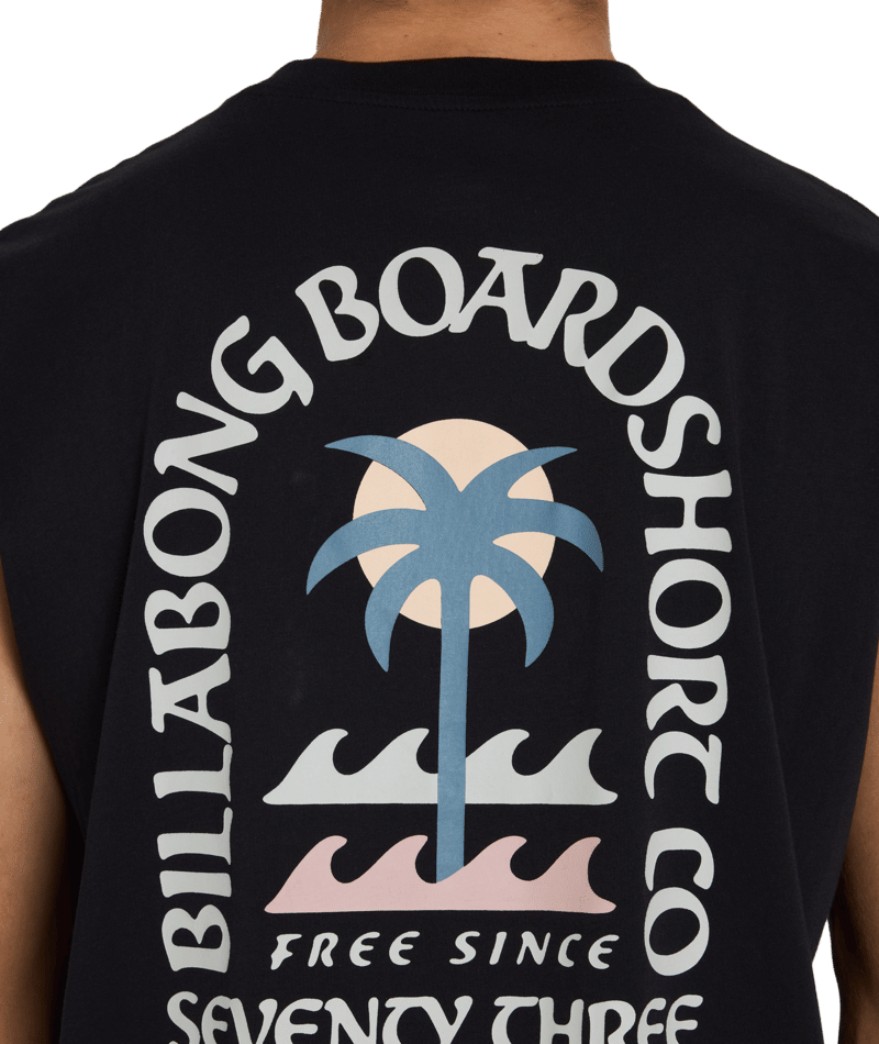 Billabong Portal Muscle in WASHED BLACK