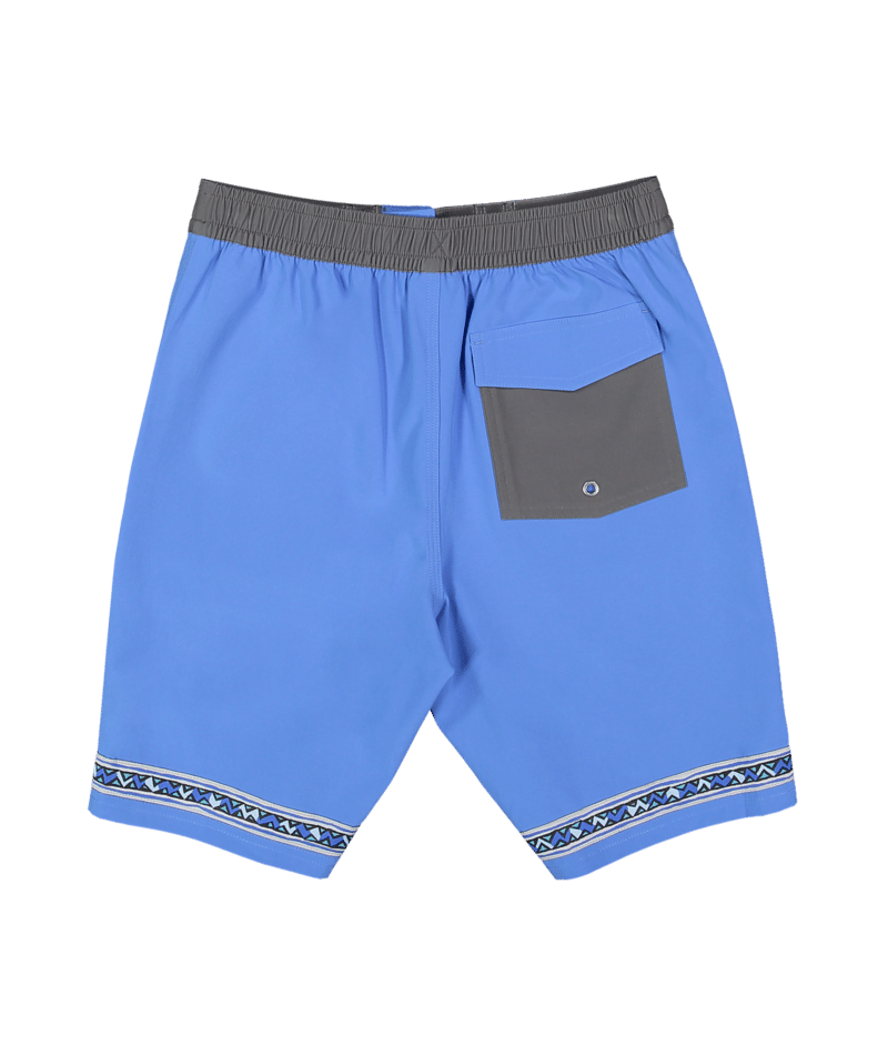 Quiksilver Wax Heads Youth 17 Volley in PALACE BLUE