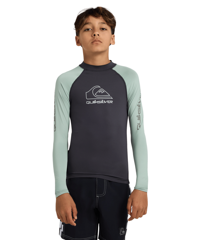 Quiksilver On Tour Ls Youth Id in ICEBERG GREEN