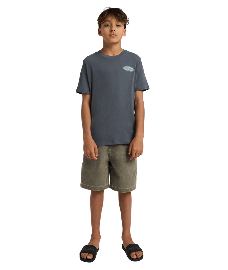 Quiksilver Tunnel Vision Ss Youth in IRON GATE