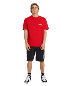 Quiksilver Yg Spray Ss Tee in SALSA