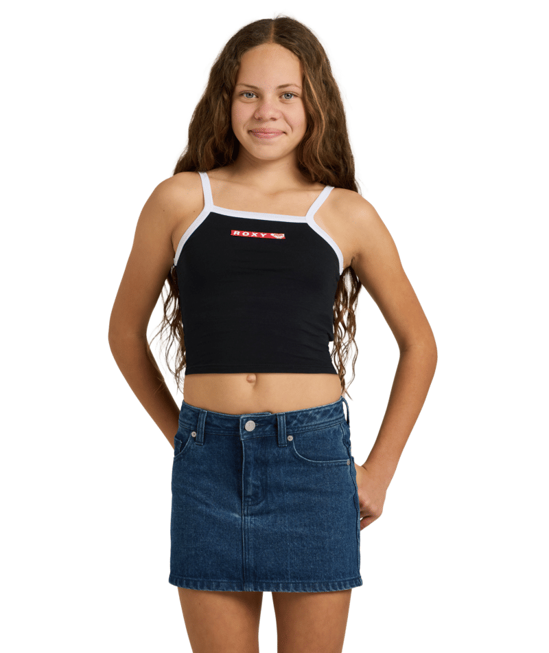 Roxy Rg Backslider Denim Skirt in BLUE