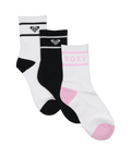Roxy 3 Pack Crew Socks in MULTI