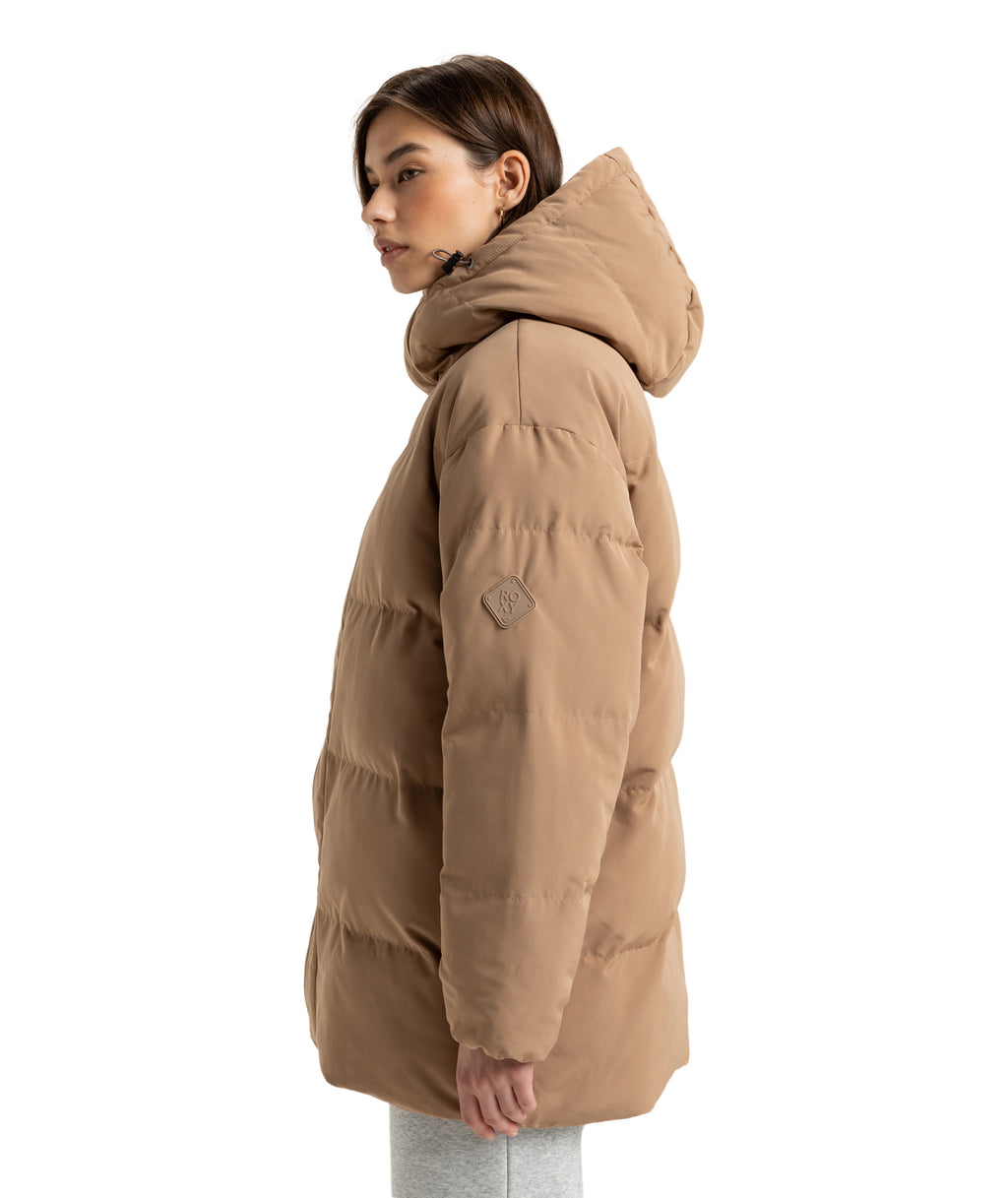 Roxy Ocean Ways Puffer in PORTABELLA