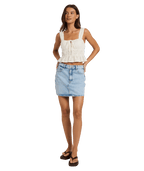 Roxy Lucky One Sunset Mist Top in COCONUT MILK