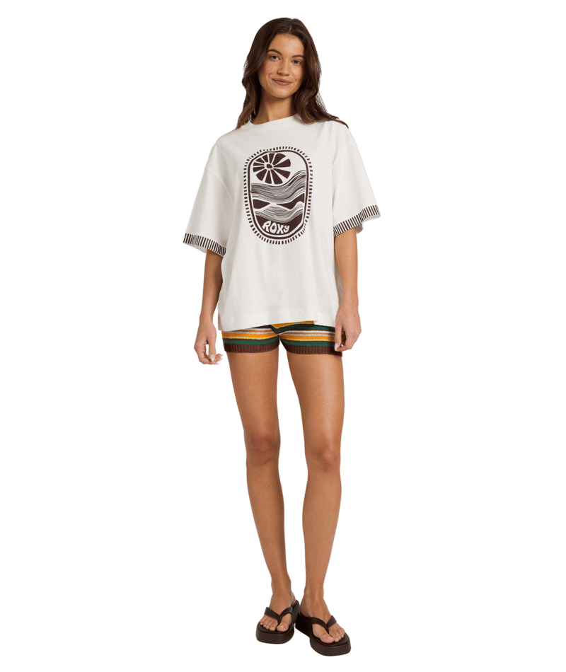 Roxy Sunscape Tee in COCONUT MILK