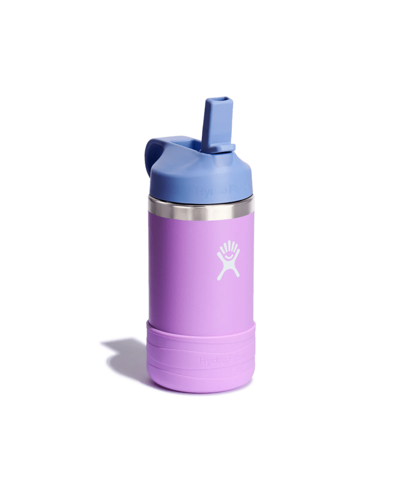 Hydro Flask Kids 12 Oz Wide Mouth Straw Cap And Boot in W12CSWBB513