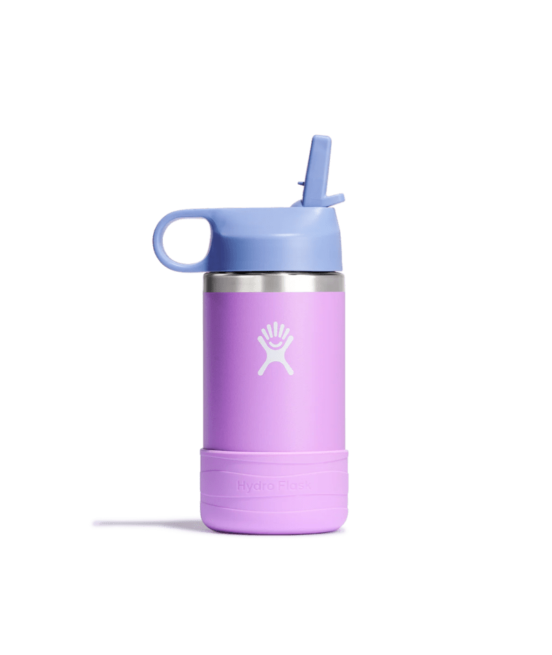 Hydro Flask Kids 12 Oz Wide Mouth Straw Cap And Boot in W12CSWBB513