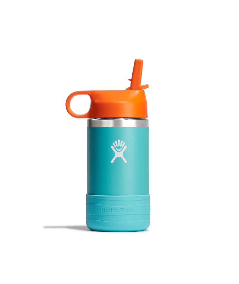 Hydro Flask Kids 12 Oz Wide Mouth Straw Cap And Boot in W12CSWBB363
