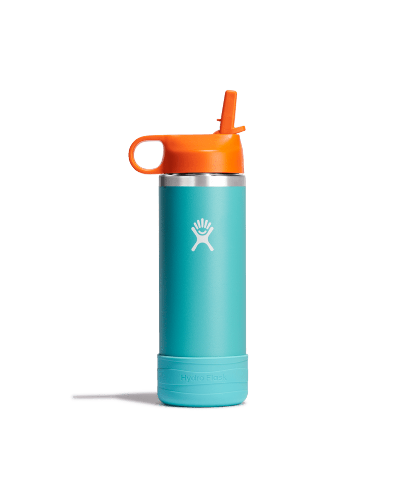 Hydro Flask 18 Oz Kids Wide Mouth Straw Cap And Boot in W18CSWBB363