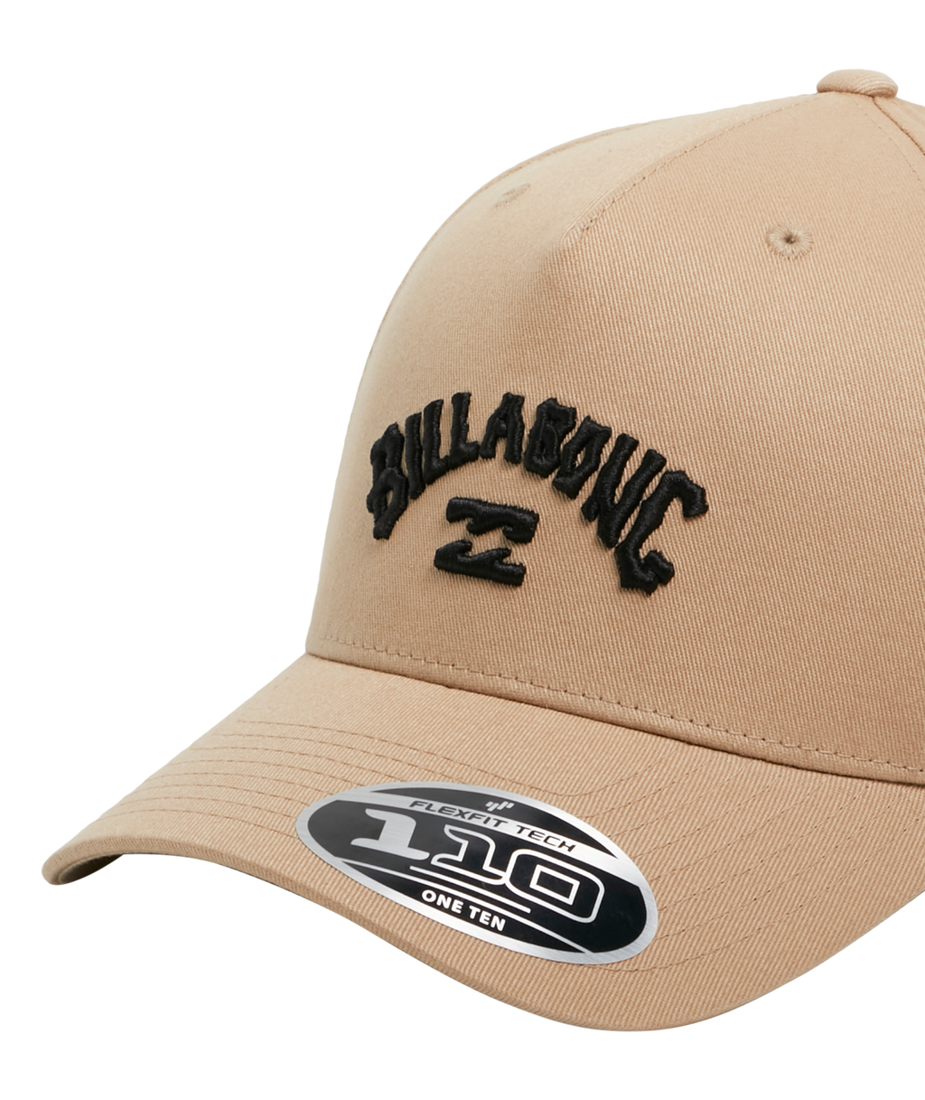 Billabong Mens Arch Flexfit 110 Snapback Cap in Khaki