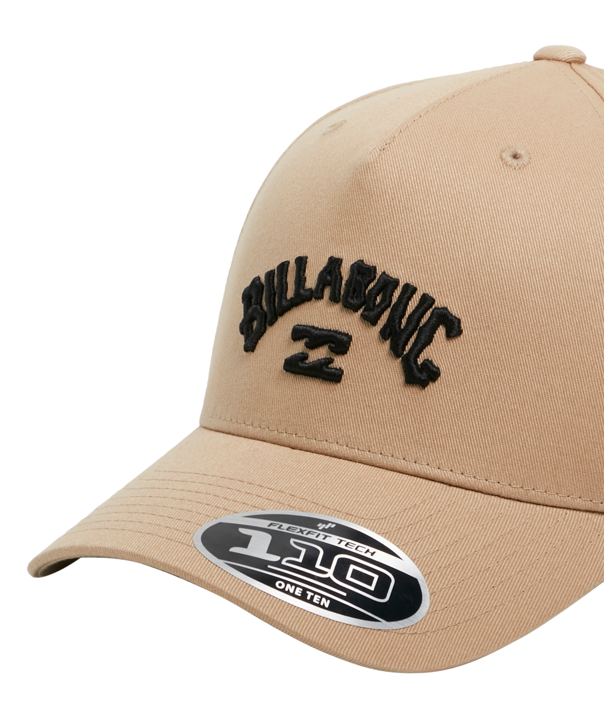 Billabong Mens Arch Flexfit 110 Snapback Cap in Khaki