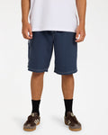Billabong Mens Throw On 22" Boardshorts in Dusty Indigo