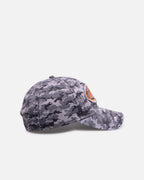 Von Dutch Distressed Dad Strapback Grey Camo in Single