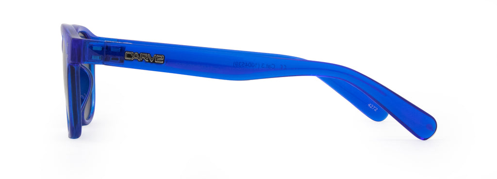 Carve Havana Junior - Gloss Crystal Royal Blue Frame Sunglasses in Single