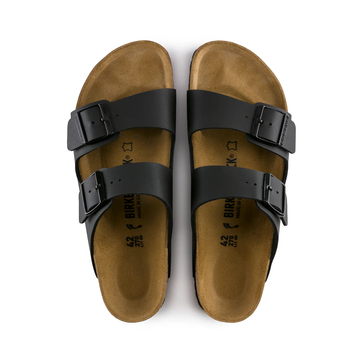 Birkenstock Arizona Black Birko-Flor Regular