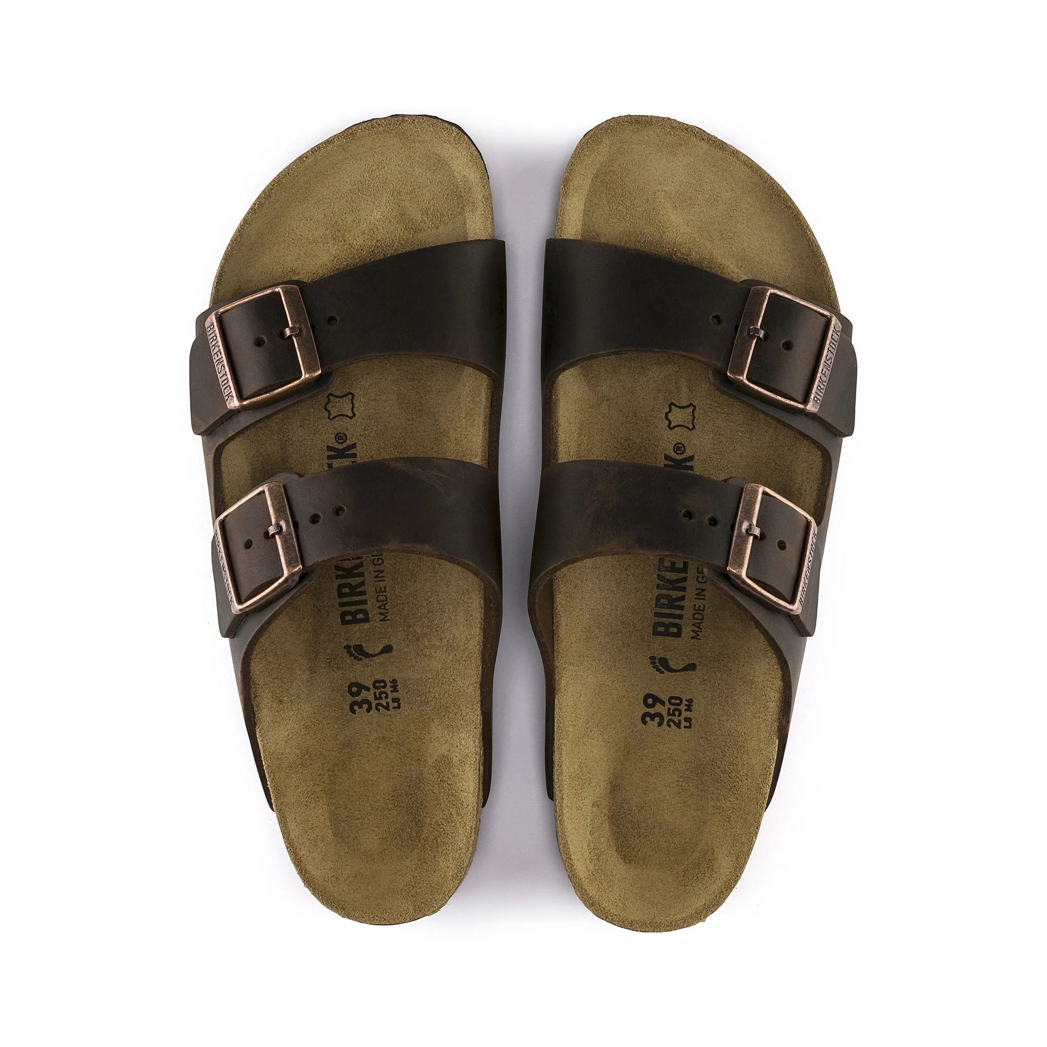Birkenstock Arizona Habana Oiled Leather Regular