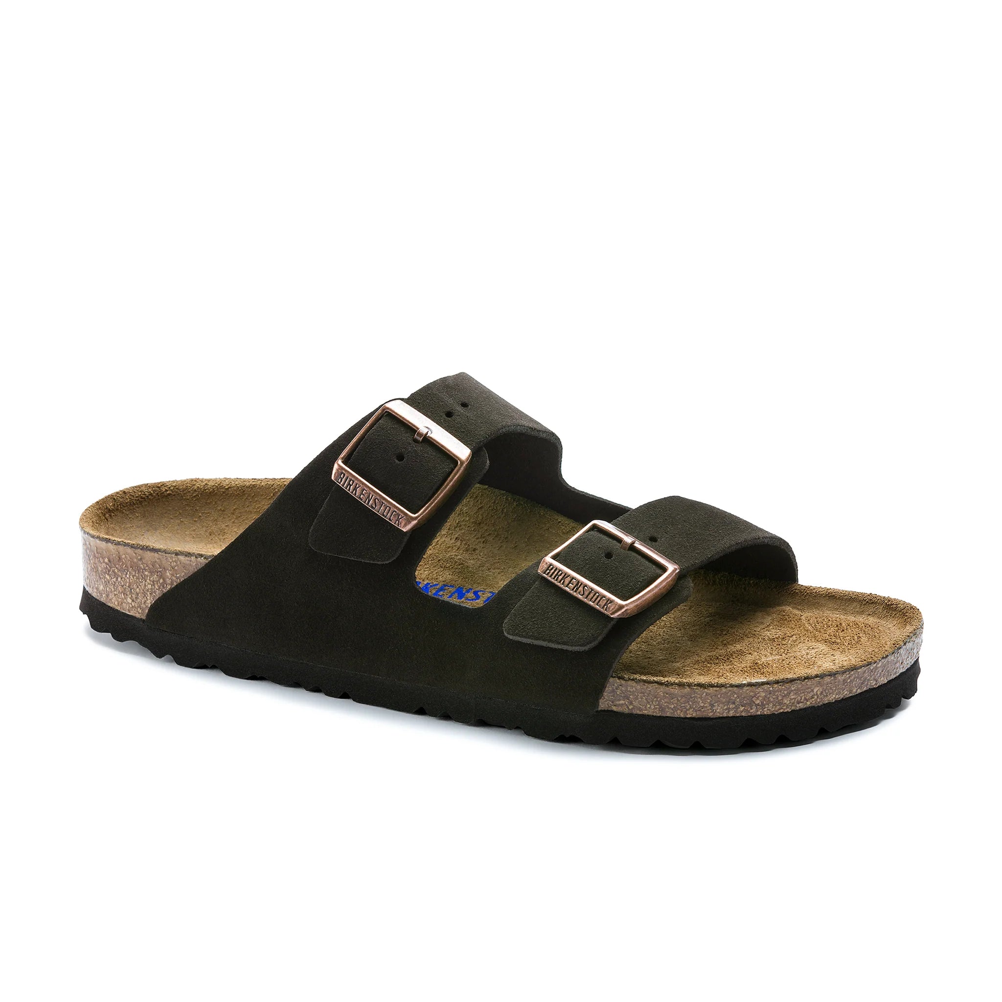 Birkenstock Arizona Sfb Mocca Suede Leather Regular