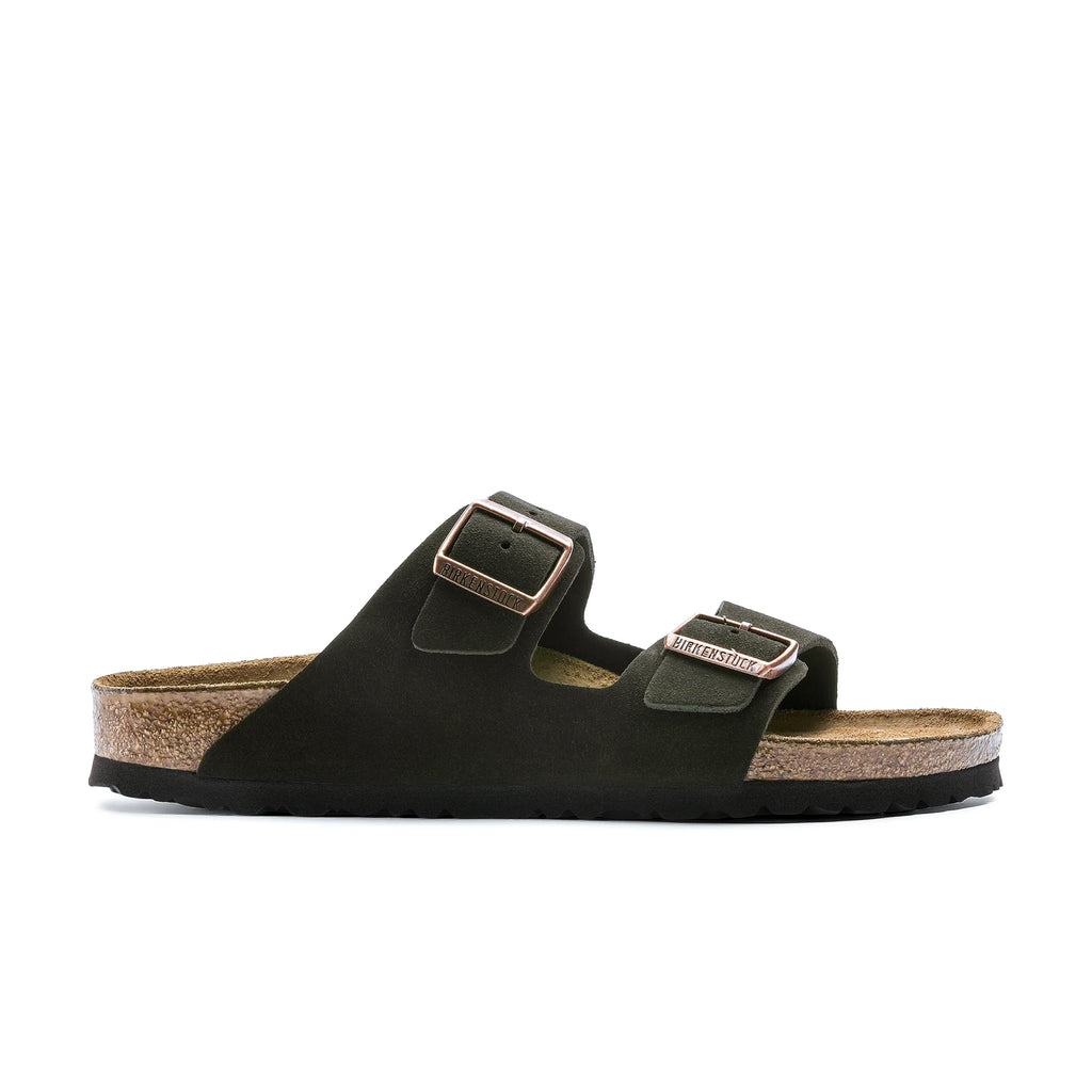 Birkenstock Arizona Sfb Mocca Suede Leather Regular