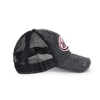 Von Dutch Distressed Trucker Hat Black Pink in Black-Pink