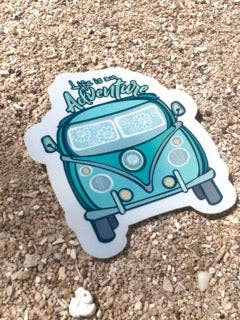 Choose Adventure Kombi Van Vinyl Sticker