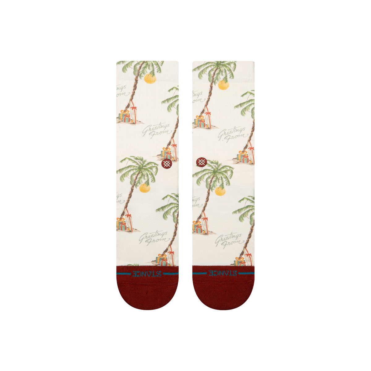 Stance GREETINGS FROM CREW SOCKS in CANVAS