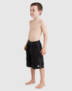 Billabong Boys 2-7 Throw On Boardshorts in BLACK