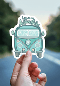 Choose Adventure Kombi Van Vinyl Sticker
