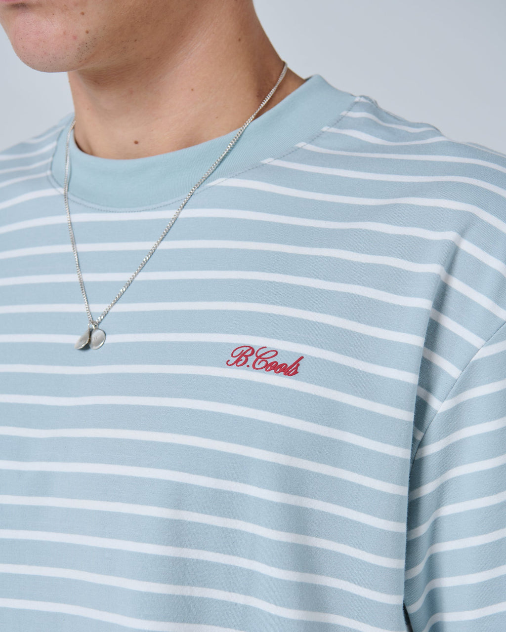 B. Cools scribe t-shirt blue stripe in Single
