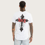Kiss Chacey Liturgy Dual Curved Tee in Optical White