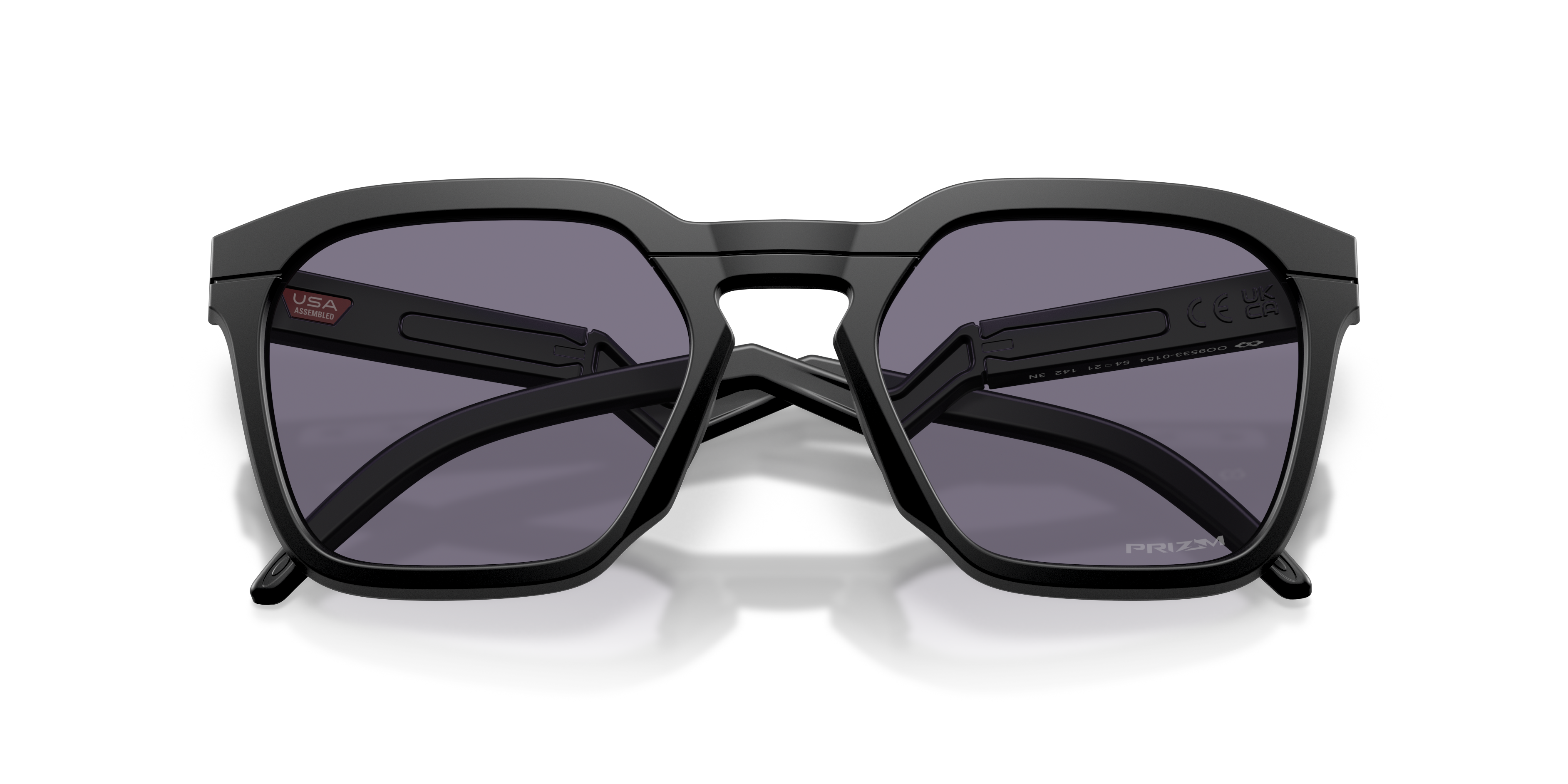 Oakley HSTN SQ MATTE BLACK PRIZM GREY in Matte Black